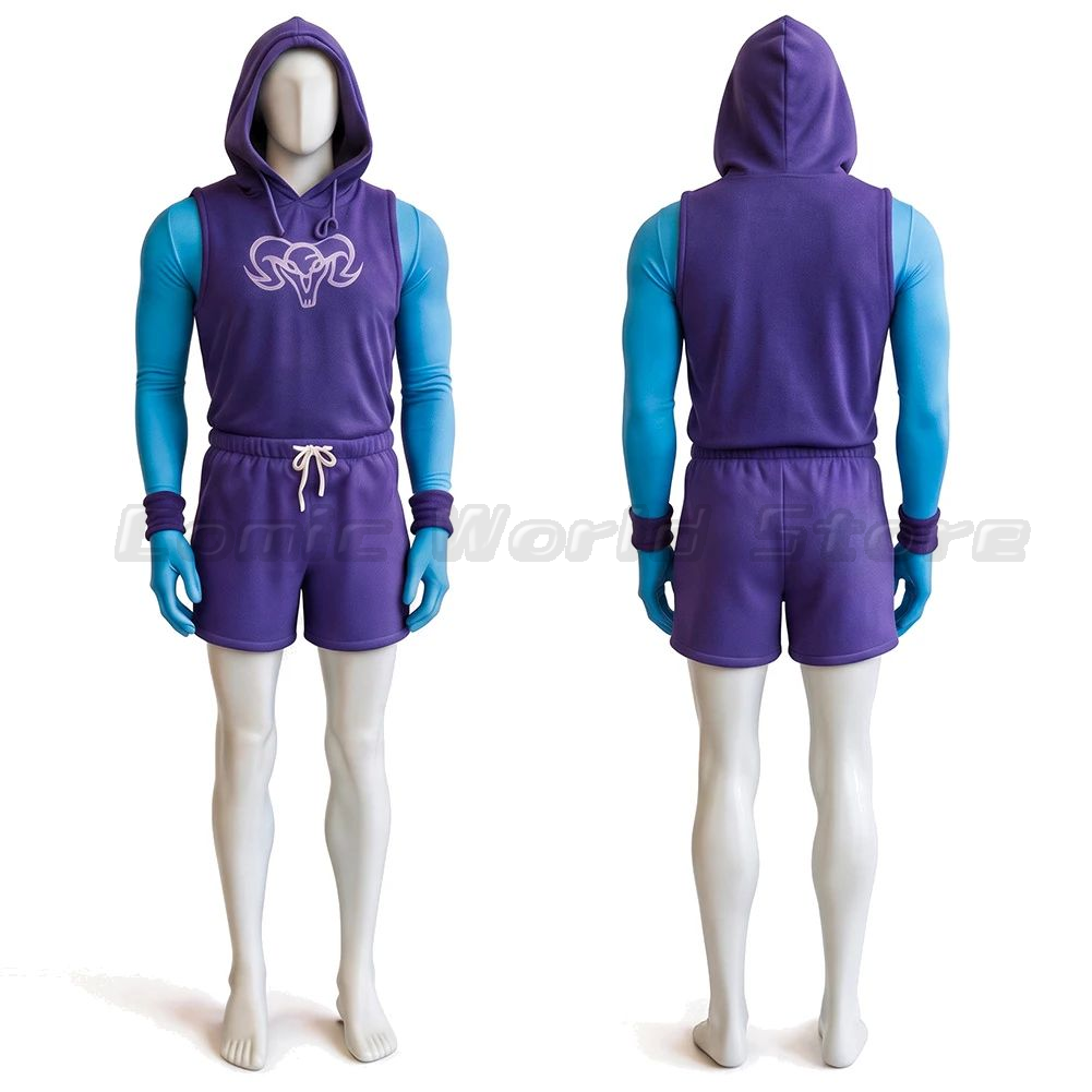 Men Formal Wear Set - ชุดคอสเพลย์ He Man Gym Bro Skeletor