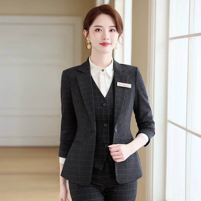ชุดสูททำงานผู้หญิงสไตล์ OL สำห - Men'S Formal Wear In Winter บทวิจารณ์และราคา