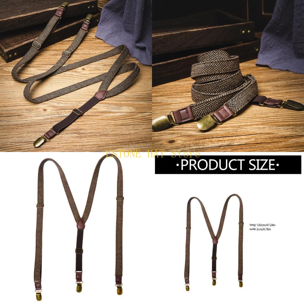 49MF Men Elastic Suspenders 3  - Tall Men Formal Wear บทวิจารณ์และราคา